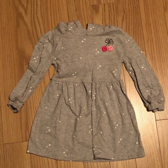 Carter's Gray Hooded Dress - Picture 3 of 5